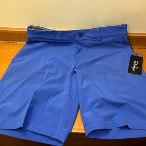 Walter Hagen Perfect 11 Golf Casual Shorts Forest Blueberry Pie 10” Multi Size